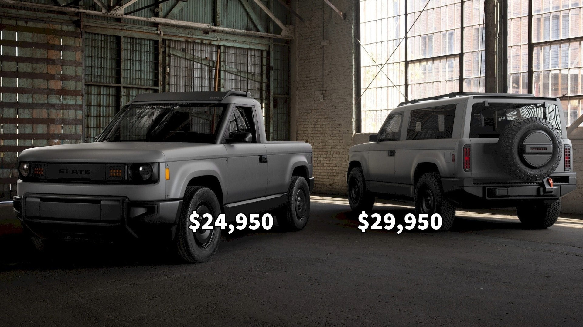 Slate Auto Launches $24,950 Electric Truck With 205-Mile Range